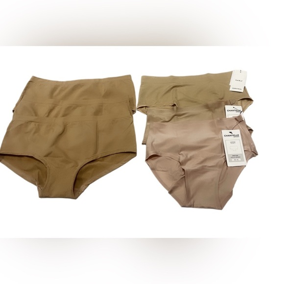 NWT 6 assorted hipsters shorty full coverage brief stretch underwear panty XS - Picture 2 of 2